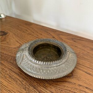 ANTIQUE AFRICAN OMANI BRONZE SLAVE BRACELET ANKLET REPURPOSED ASHTRAY